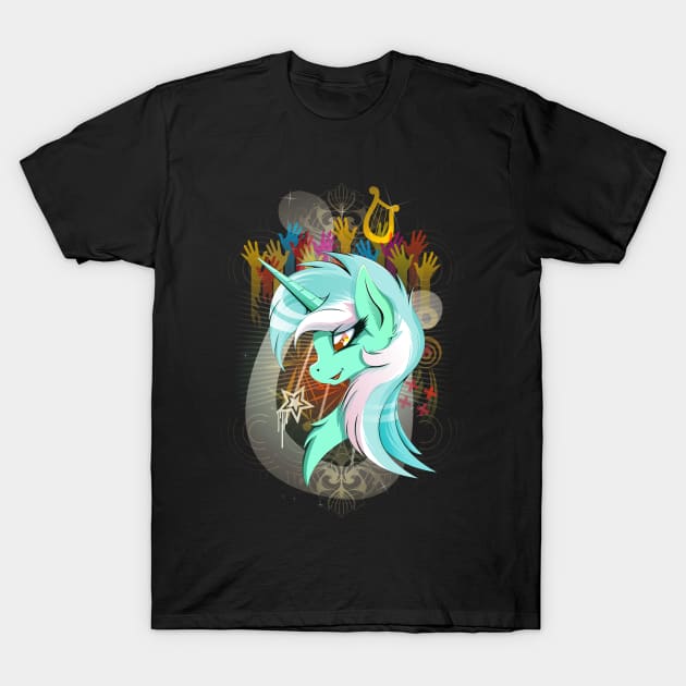 Lyra Heartstrings - Cardedition T-Shirt by RarieDash